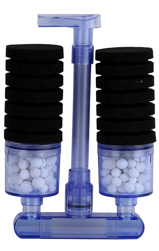 Twin Bio Chemical Sponge Filter With Media Chambers