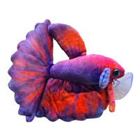 17cm Uva Betta/Siamese Fighting Fish Plushie