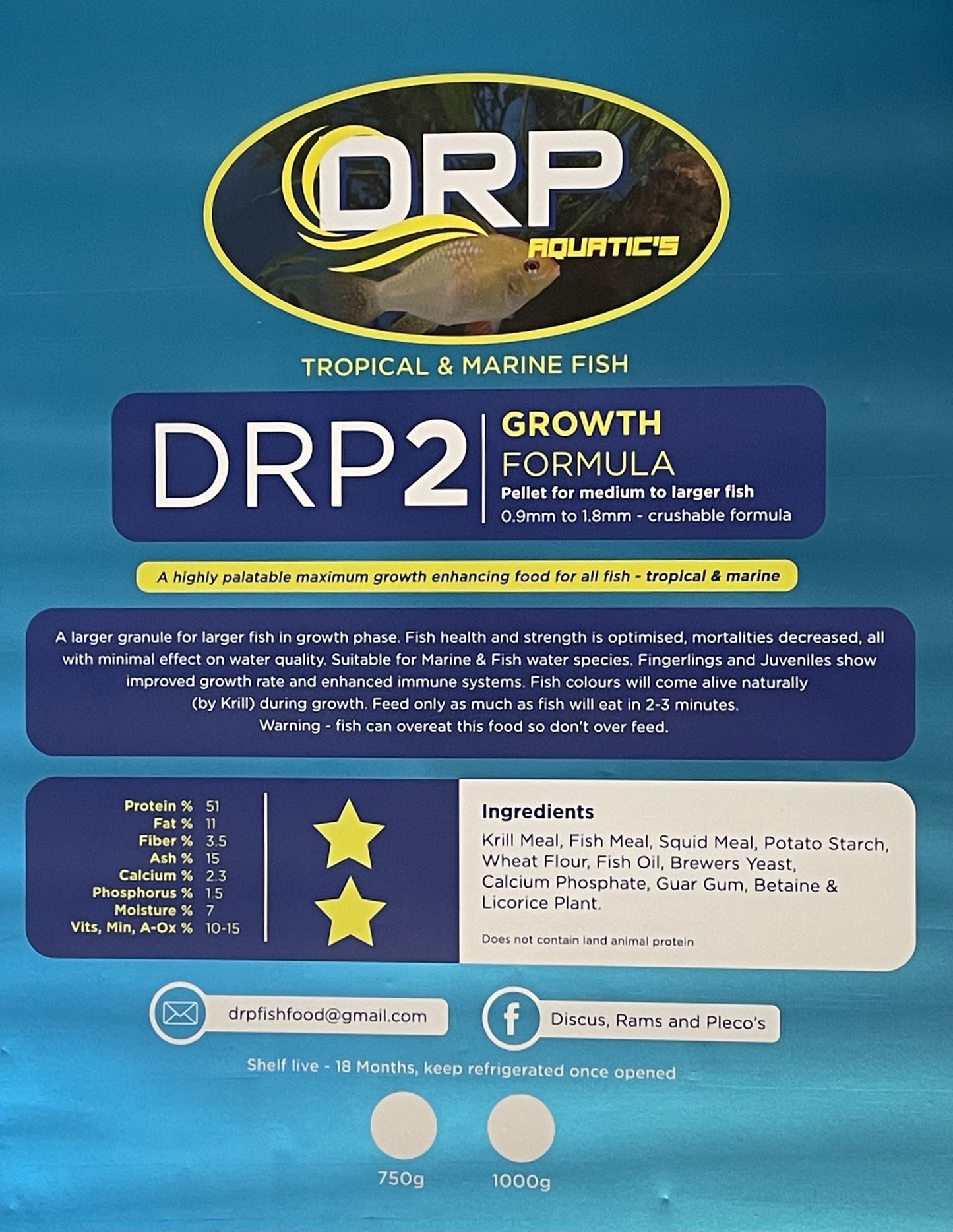 DRP 2 Aquatic Growth Formula