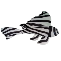 'EXTINCT' 60cm JUMBO Zebra Pleco GLOW IN THE DARK Plushie (last ones left)