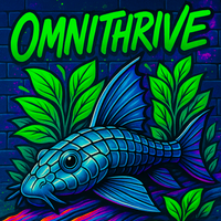 FISHBITS OMNITHRIVE Premium Gel Food for Herbivore/Omnivore Fish, Shrimp & Snails