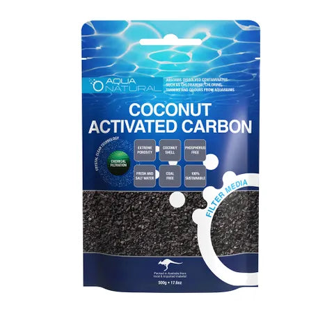 AQUA NATURAL ACTIVATED COCONUT CARBON 500G