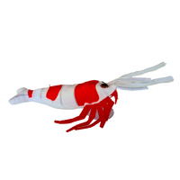 15cm Crystal Red Shrimp Plushie