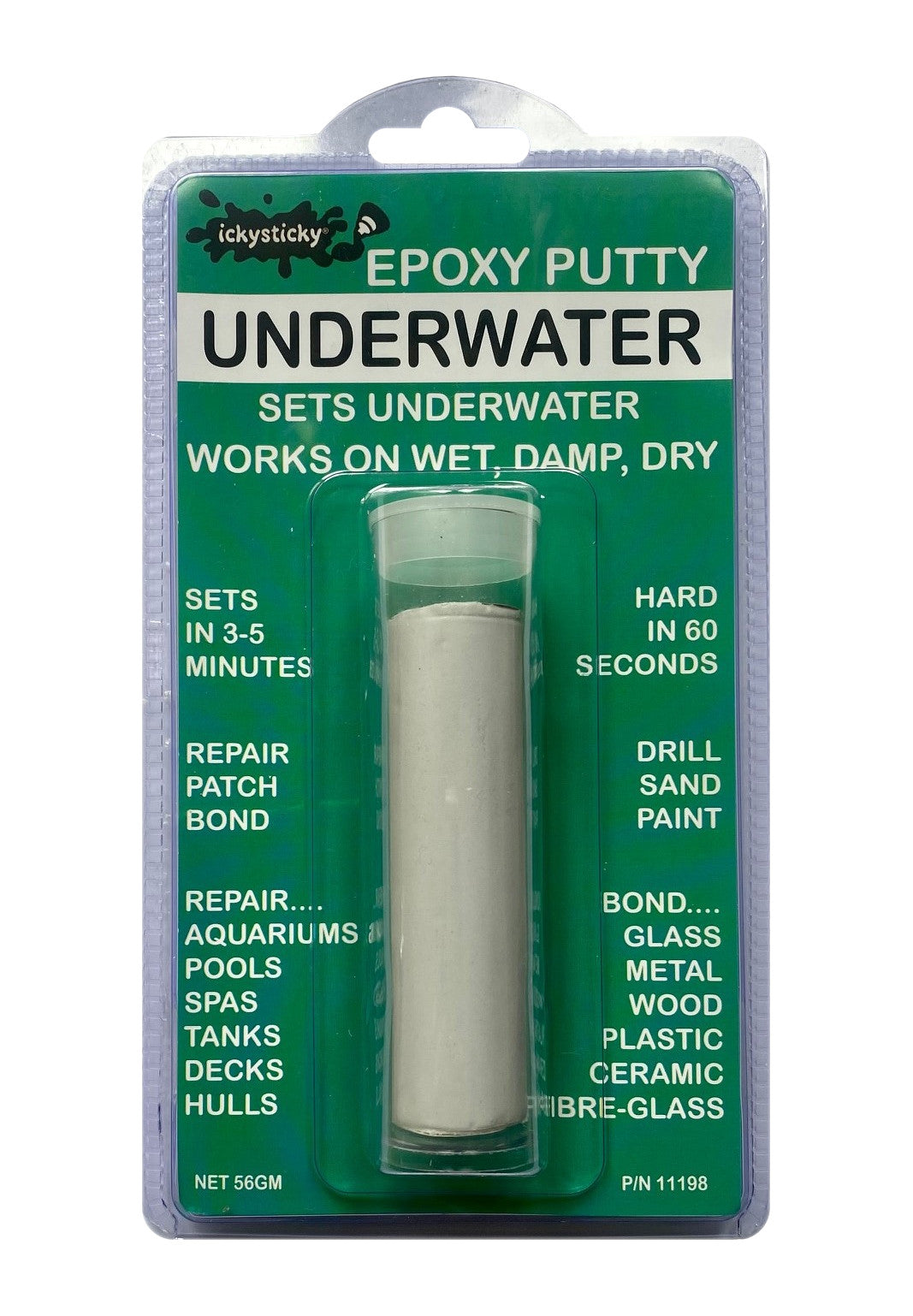 IckySticky Aquascaping Underwater Epoxy Putty 56g