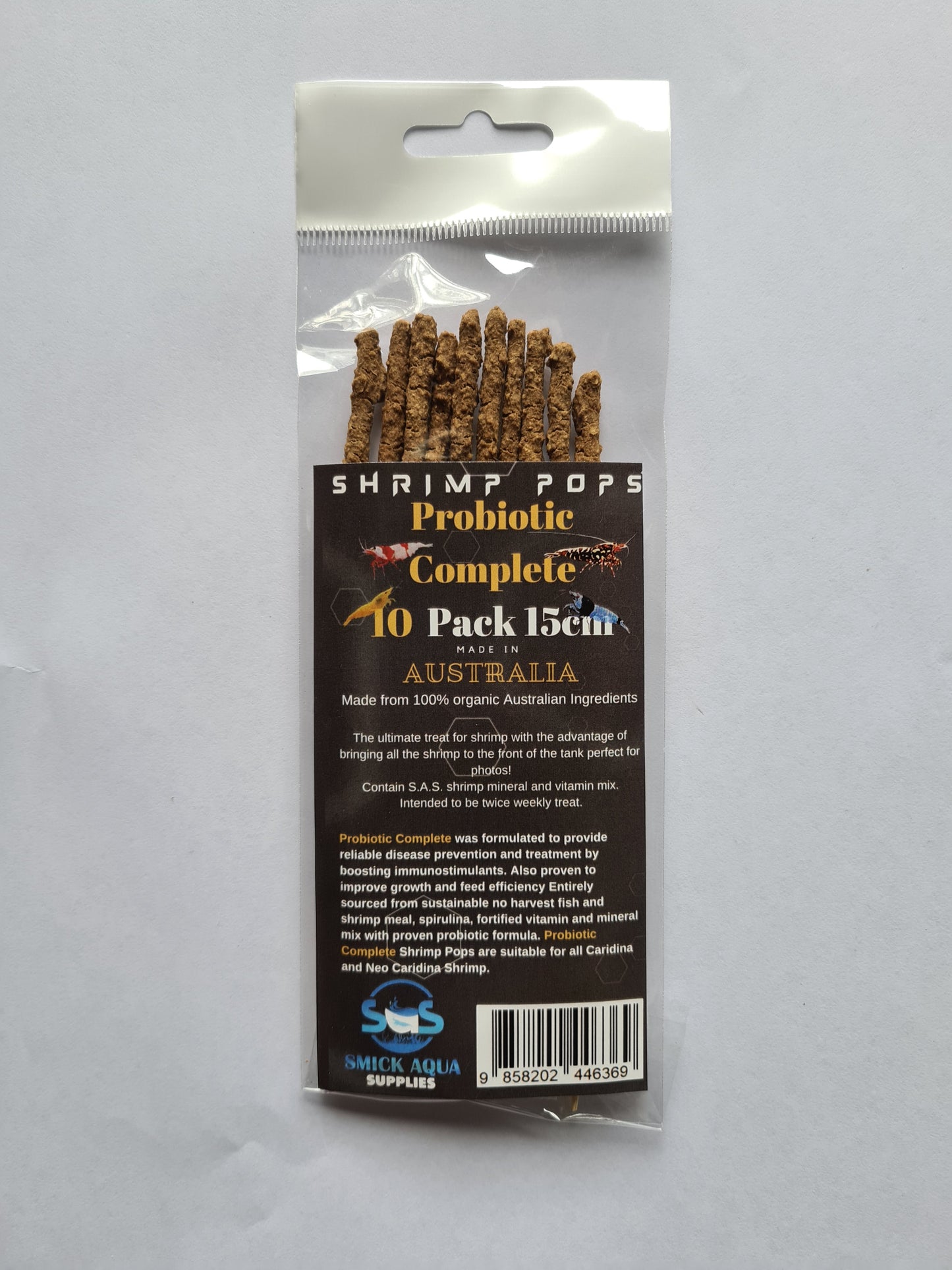 SAS Shrimp Pops (5 Flavours) 15cm