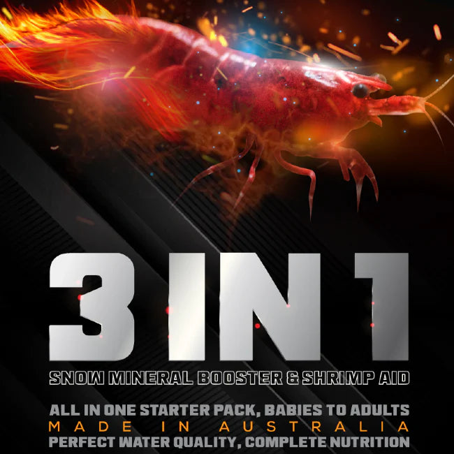 SAS 3 in 1 Starter Pack (Mineral Booster, Shrimp Snow & Shrimp Aid)