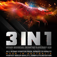 SAS 3 in 1 Starter Pack (Mineral Booster, Shrimp Snow & Shrimp Aid)