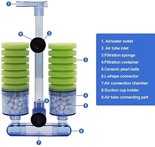 Twin Bio Chemical Sponge Filter With Media Chambers