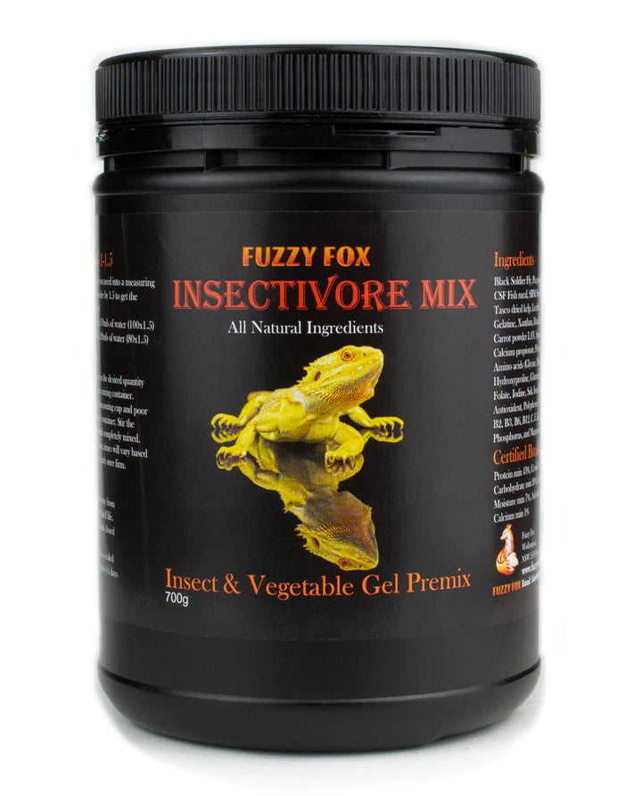 Fuzzy Fox Reptile Insectivore Gel Food Pre-mix