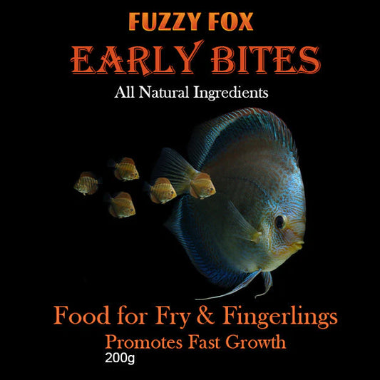 Fuzzy Fox Early Bites Fish Food For Fingerlings and Fry Gel Pre-mix