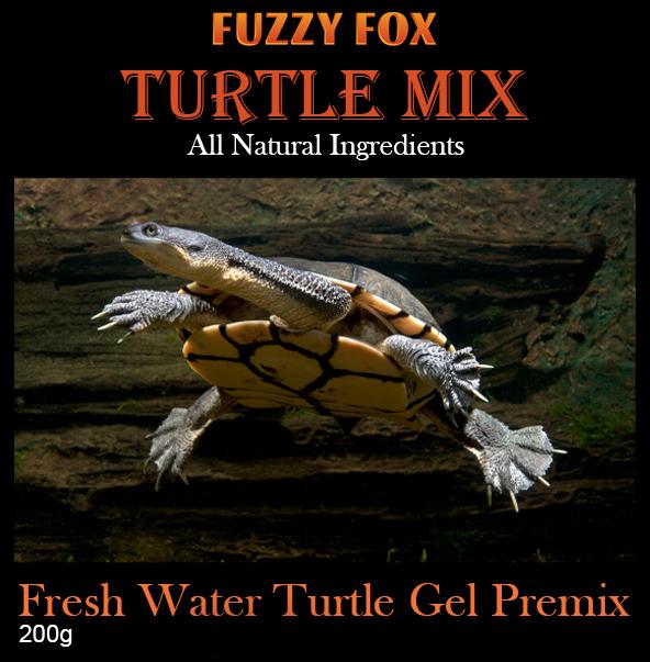 Fuzzy Fox Long Neck Turtle Gel Food Pre-mix