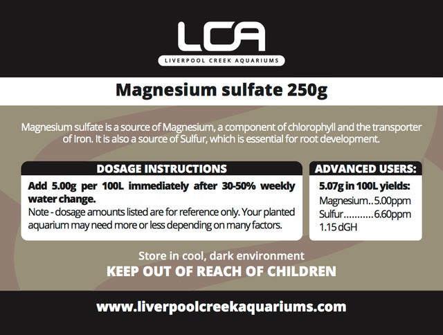 LCA Magnesium Sulfate Dry