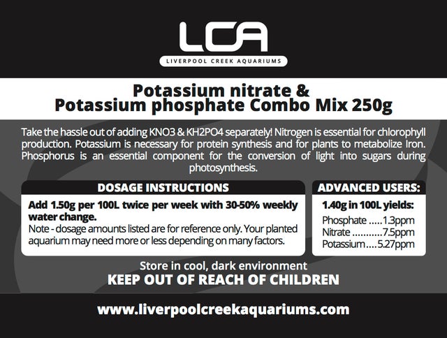 LCA Potassium Nitrate & Potassium Phosphate Mix Dry