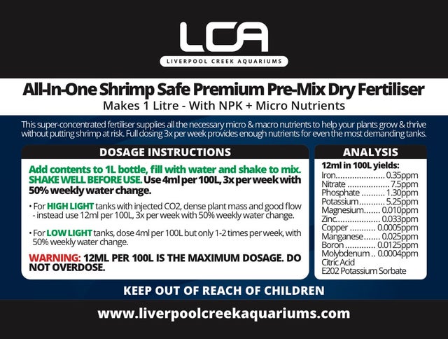 LCA Shrimp Safe All In One Pre Mix Dry
