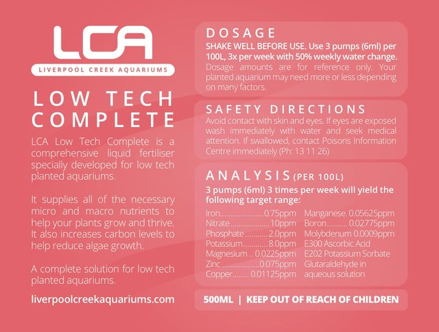 LCA Low Tech Complete (Perfect for Nano Tanks)