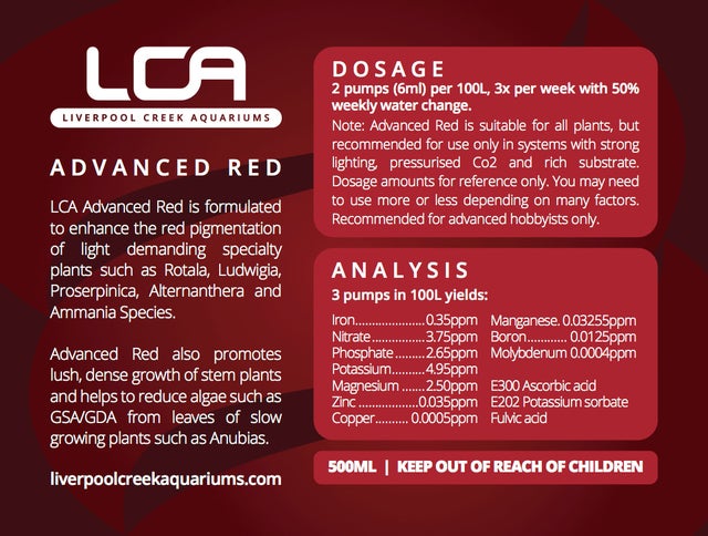 LCA Advanced Red