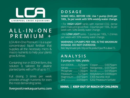 LCA All In One Premium Plus (For Planted tank for Ph above 7.5)