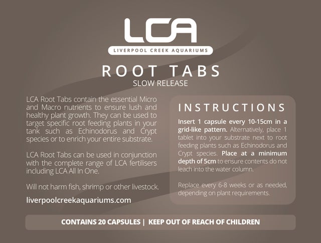 LCA Root Tabs (Slow Release)