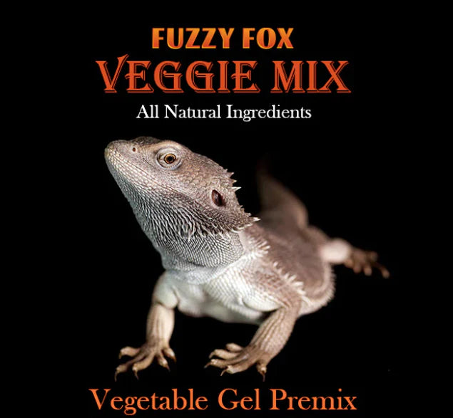 Fuzzy Fox Reptile Veggie Mix Gel Food Pre-mix